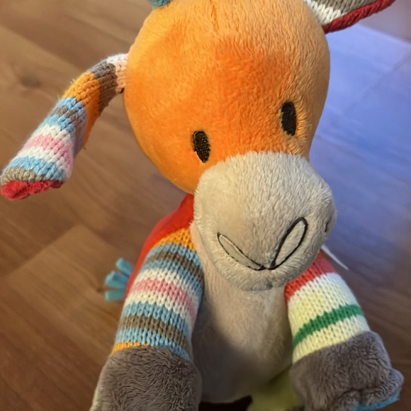 Like new Happy Horse multi colored giraffe stuffed animal - Picture 3 of 3